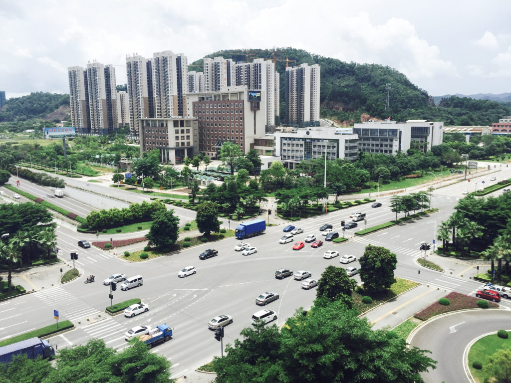 圖1 中山市主干道順暢（博愛路/長江路）