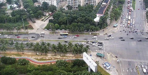 圖2 ?？谑薪璧雷筠D方案示意圖