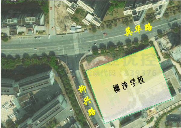 圖1 英華路-柳興路口位置示意圖