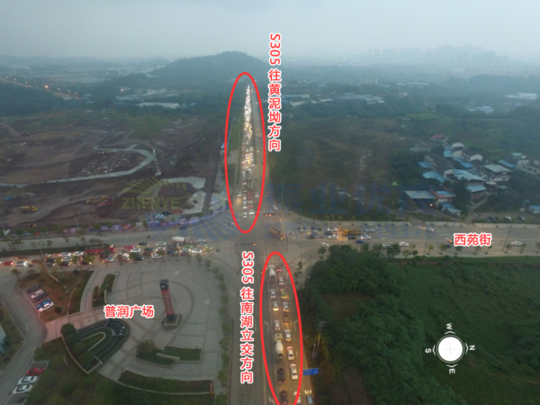 圖5 晚高峰交通運行情況