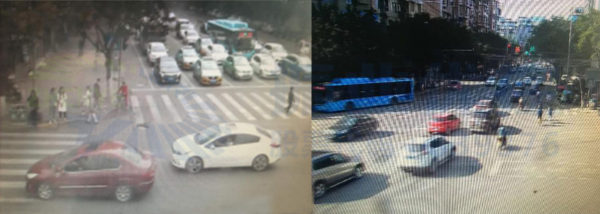 圖11 路口控右后通行效果