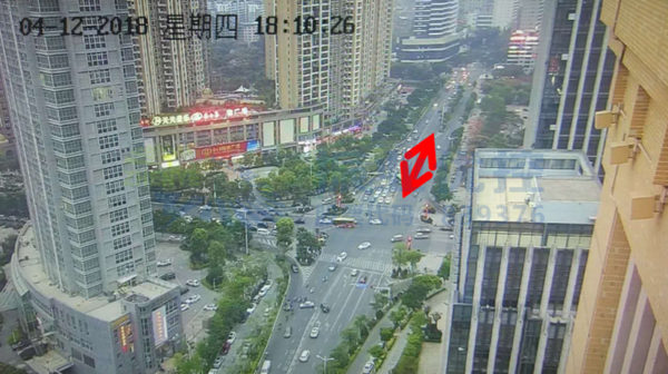 圖8 晚高峰（18:10左右）出城方向（檢察院往公安局方向）優(yōu)化后