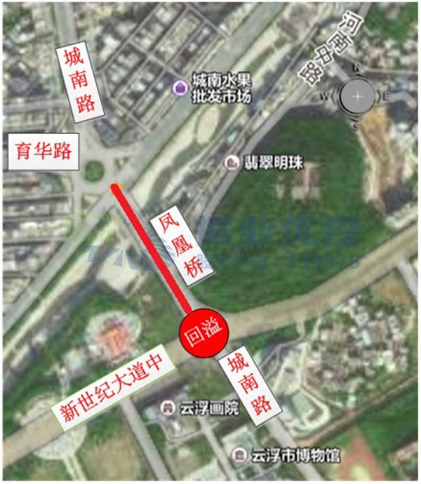 圖4 晚高峰路口回溢示意圖