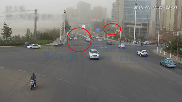 圖5 清水河路-緯三橋南進(jìn)口直行空放現(xiàn)象