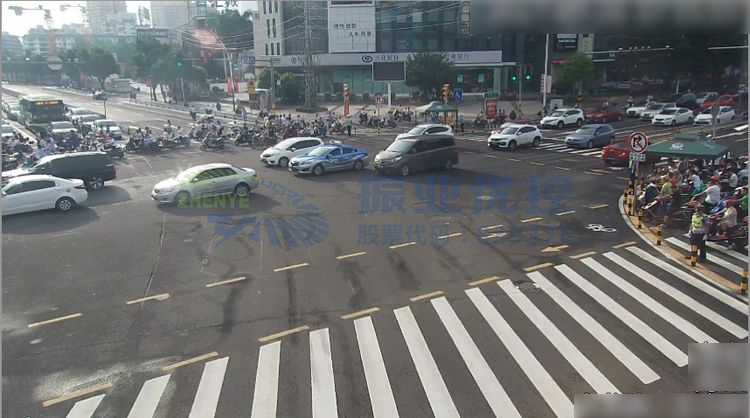 圖10 優(yōu)化后機(jī)動(dòng)車運(yùn)行的交通情況