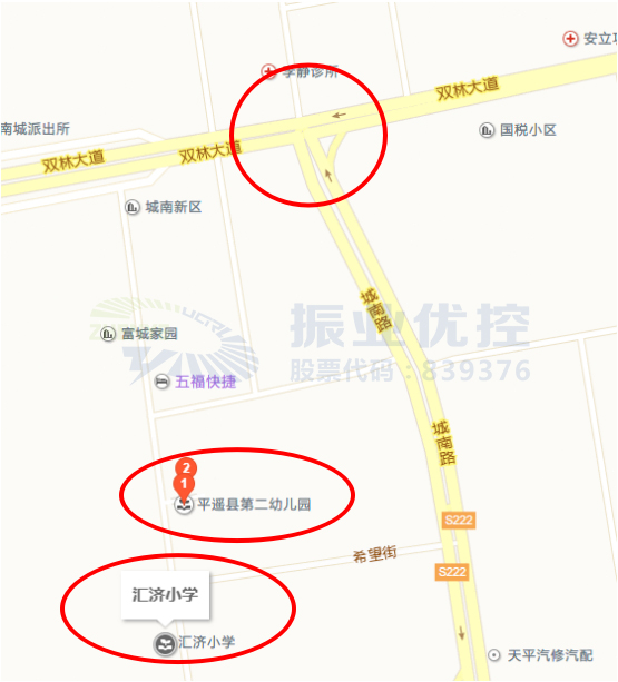 圖1 路口地理位置圖