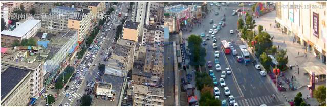 圖4 新華街-明德路路口優(yōu)化前排隊?