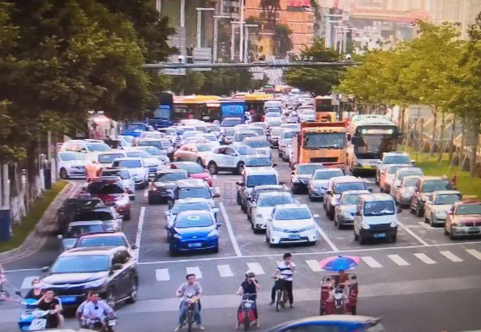 圖4 車輛排隊情況