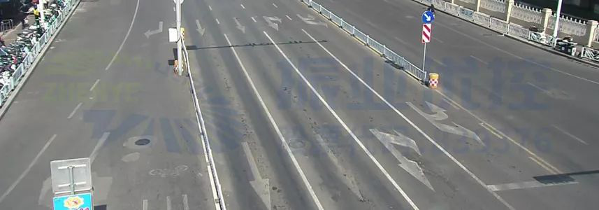 圖14 路口南進口標線（優(yōu)化后）