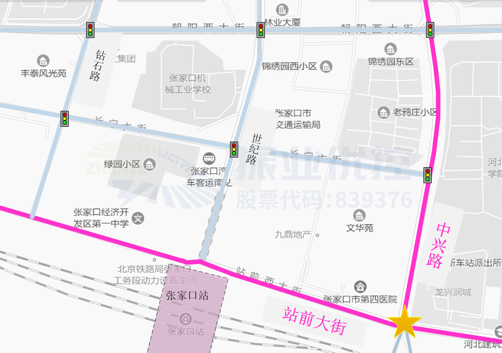 圖1 路口地理位置圖