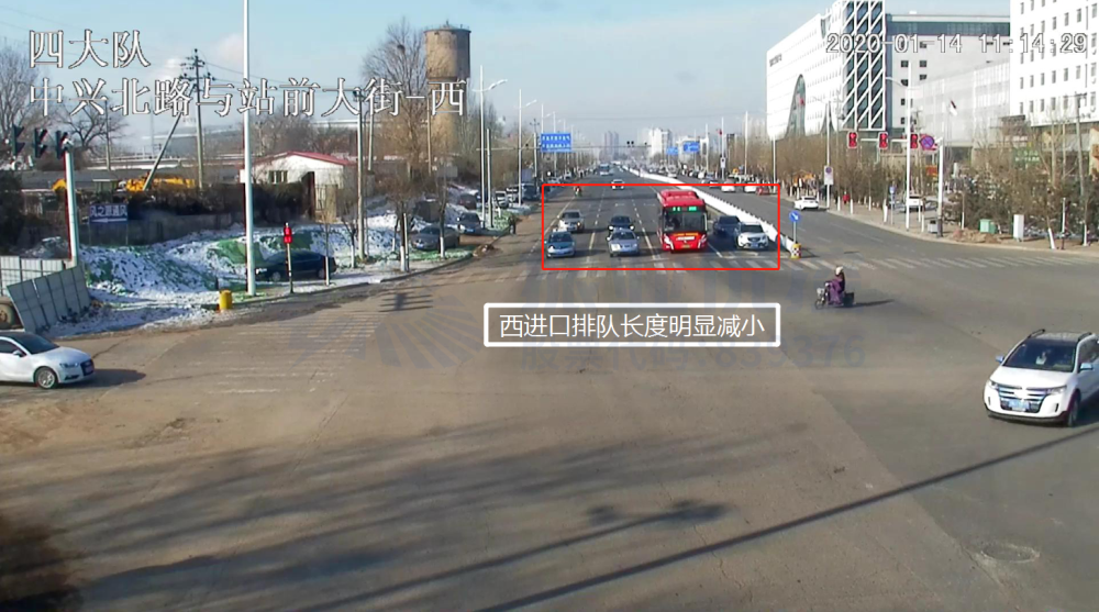 圖10 西進(jìn)口排隊長度(優(yōu)化后)