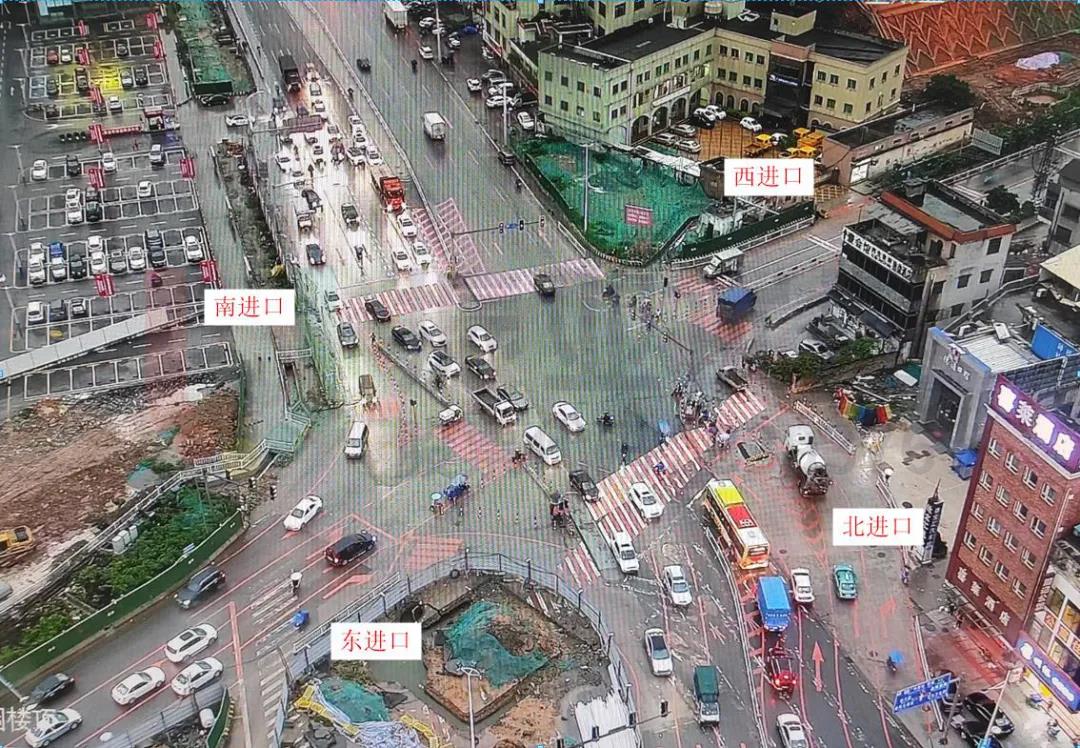 圖15 105國(guó)道-南大路整體排隊(duì)情況(優(yōu)化后)