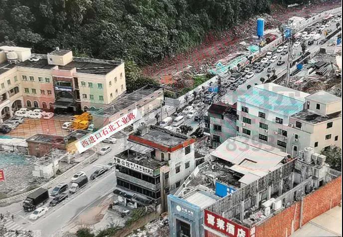 圖5 路口西進(jìn)口排隊(duì)情況(優(yōu)化前)