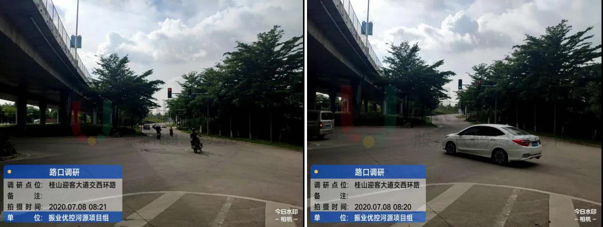 圖 11 早高峰西環(huán)路往迎客大道北往東左轉(zhuǎn)方向交通情況（優(yōu)化后）