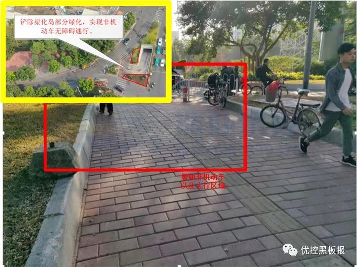 圖6 行人、非機(jī)動(dòng)車道通行區(qū)域