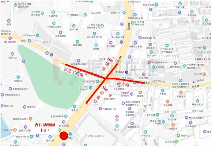圖1 路口地理位置