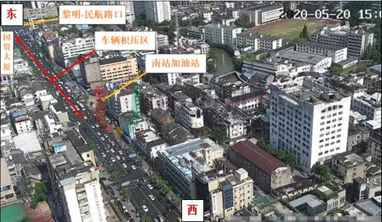 圖5 平峰時(shí)段車流量分布不均