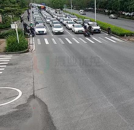 圖7 晚高峰南進口排隊長度(優(yōu)化前)