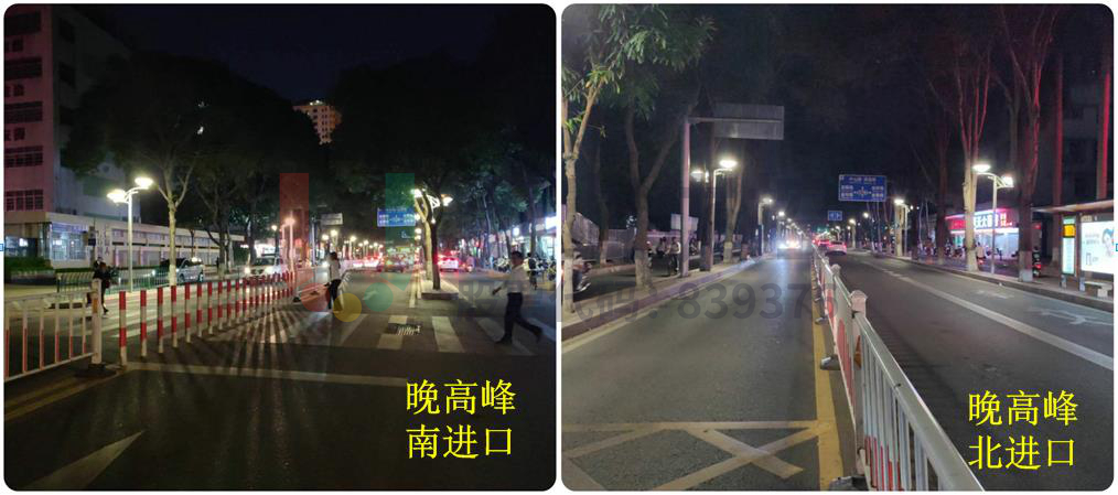 圖25路口晚高峰時(shí)段排隊(duì)情況（優(yōu)化后）