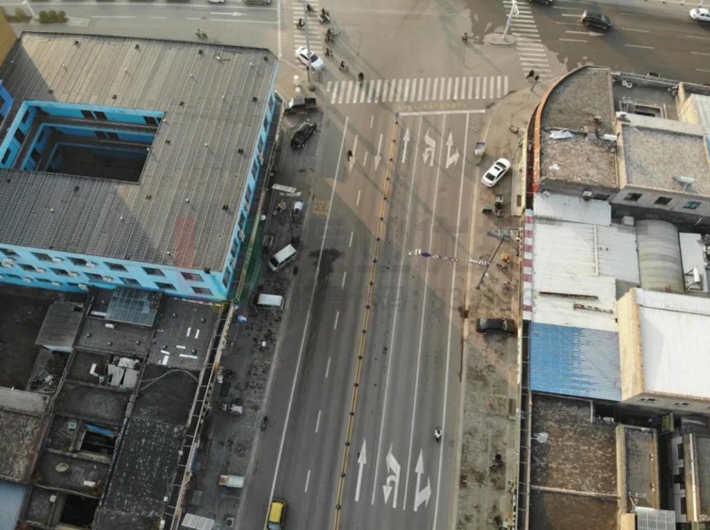 圖7 更改路口標線