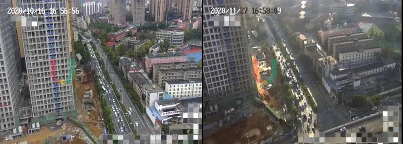 圖11 優(yōu)化前后南口排隊長度