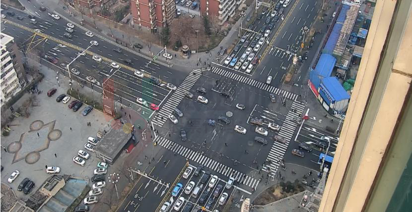 圖15 優(yōu)化后路口秩序良好
