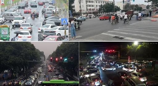 圖5 優(yōu)化前邢臺道路交通狀況組圖