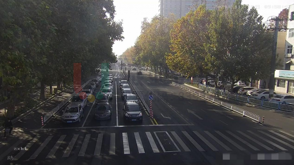 圖15 新八一路口運(yùn)行情況(優(yōu)化后)