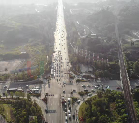 圖6 東進口優(yōu)化前后對比