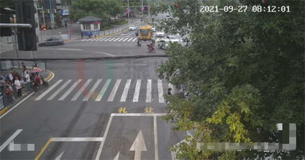 圖10-3 歇馬正街路口標(biāo)線優(yōu)化后效果圖-歇馬支路(東進(jìn)口)