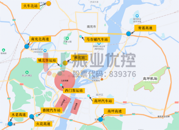 圖4 交通保障點位圖