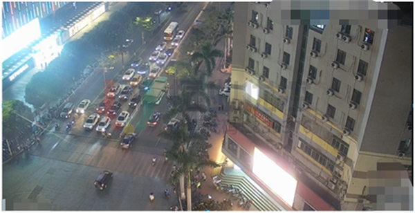 圖15 ?長平-金環(huán)路口南進(jìn)口排隊情況（優(yōu)化后）