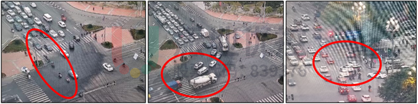 圖 3 車輛混行、違停現(xiàn)象