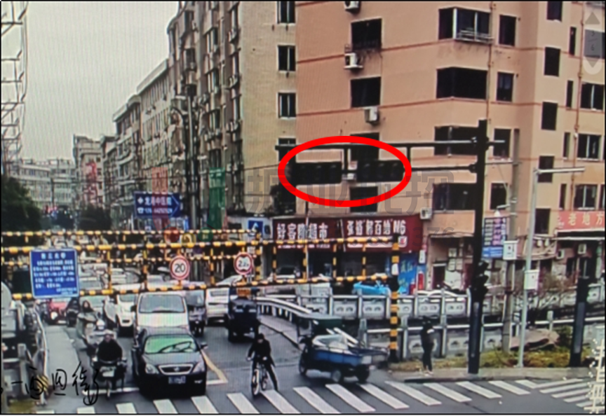 圖10 信號燈熄滅或損壞