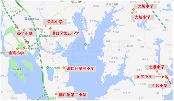 圖1 學(xué)校點(diǎn)位圖