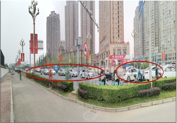 圖4 早、晚高峰北進(jìn)口排隊(duì)圖